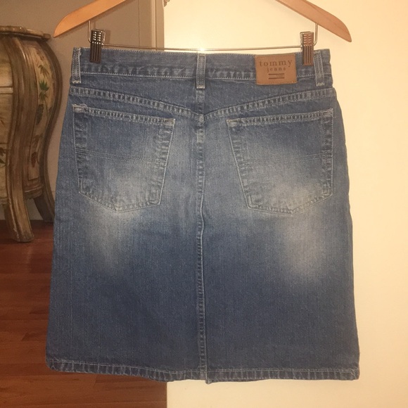 TOMMY JEANS Denim Skirt size 11 - Picture 2 of 3